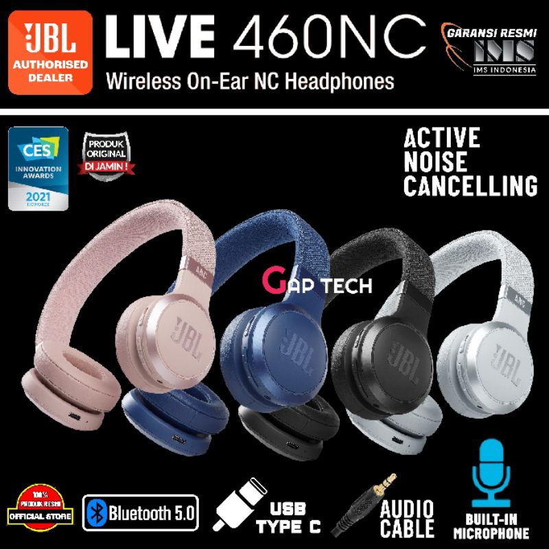 Jual JBL LIVE 460NC / LIVE460NC / 460 NC Wireless OnEar Noise
