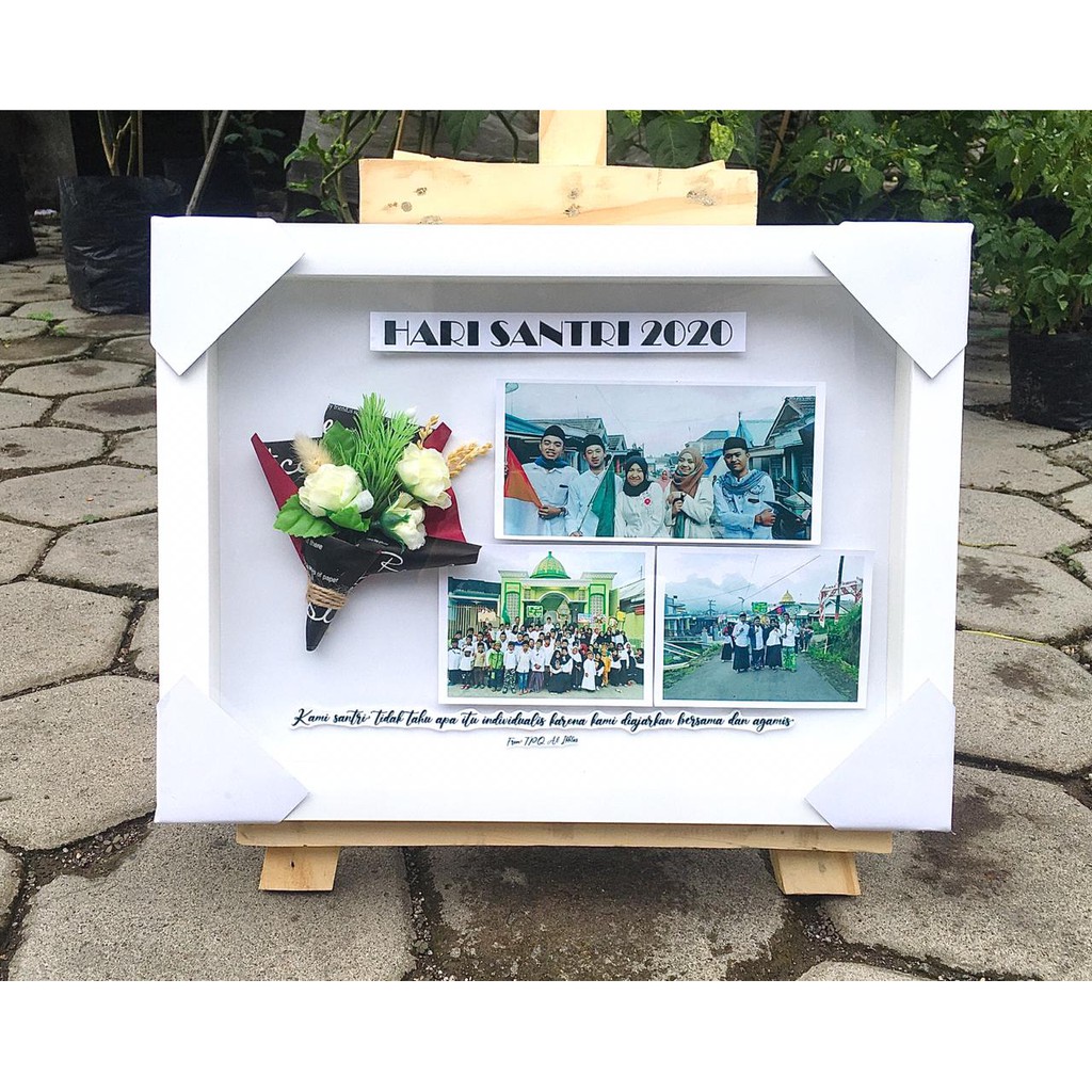 Pop Up Frame Buket Mawar Big Size 40 cm x 30 cm [PO 1 Hari]