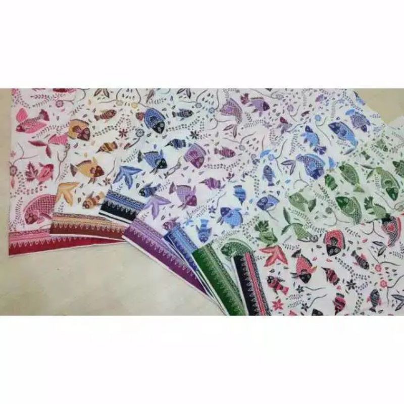 Kain batik motif ikan