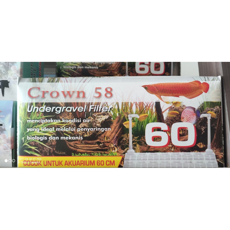 Filter Undergravel Crown 60cm
