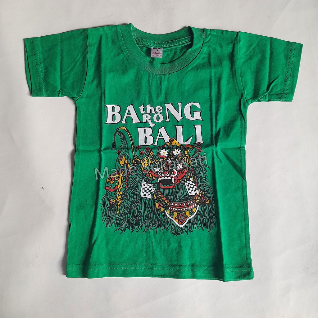 Baju kaos atasan anak cowok adem nyaman khas bali