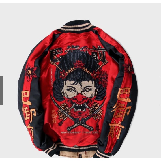 Jaket Sukajan Tomoe Gozen - MemphisOrigins