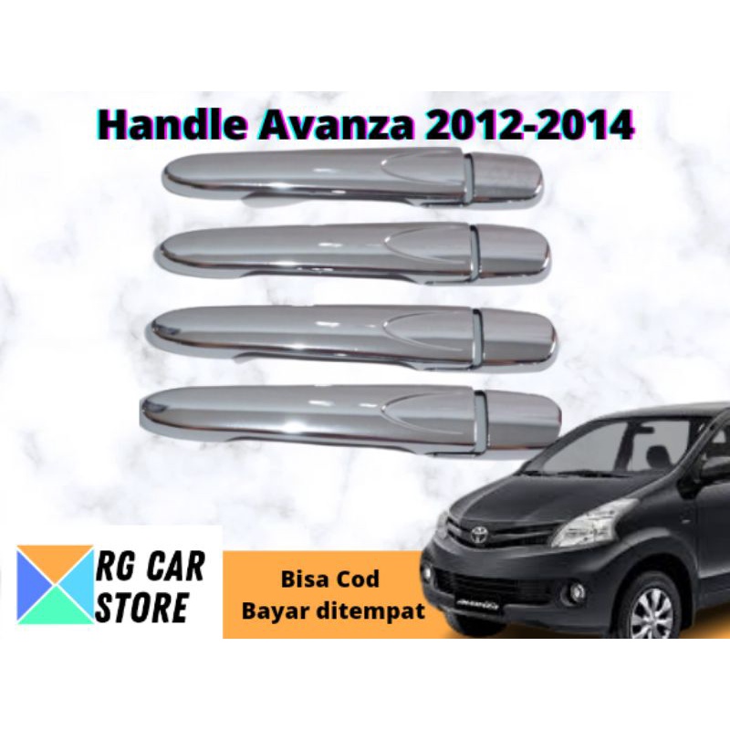 COVER HANDLE AVANZA 2012-2014 WARNA CHROME DIJAMIN PNP