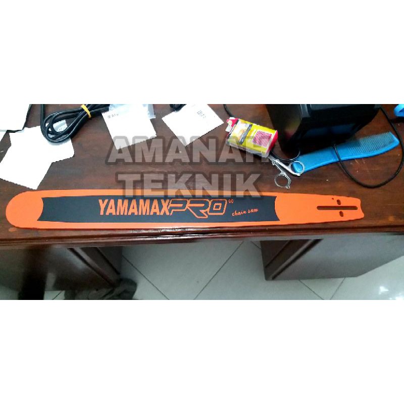 Guide Bar laser tip chain saw gergaji kayu senso 22 inch yamamax chainsaw yamamax