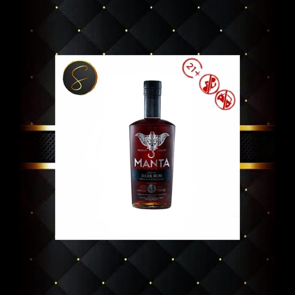 MANTA DARK RUM 700ML