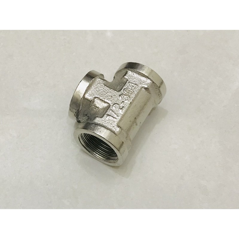 Nepel T Drat Dalam Nepel 1/2” 1/2 Inch Tee Drat Dalam Stainless 304 SS