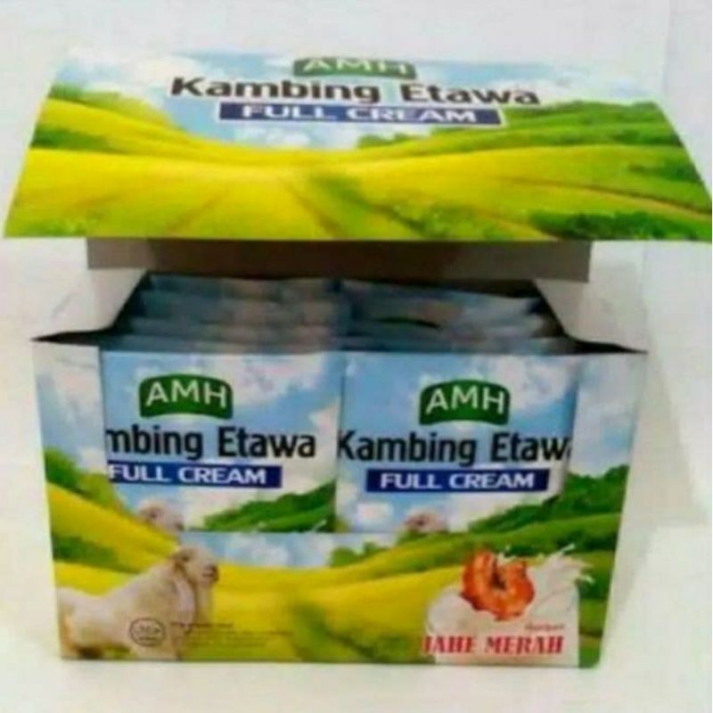 

Susu KAMBING ETAWA Bubuk AMH Plus Jahe Merah 100 % Asli Original