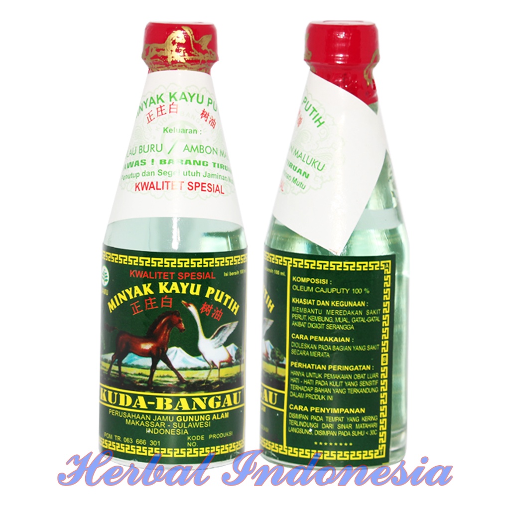 Minyak Kayu Putih CAP KUDA - BANGAU 100 ml | Minyak kayu putih Original