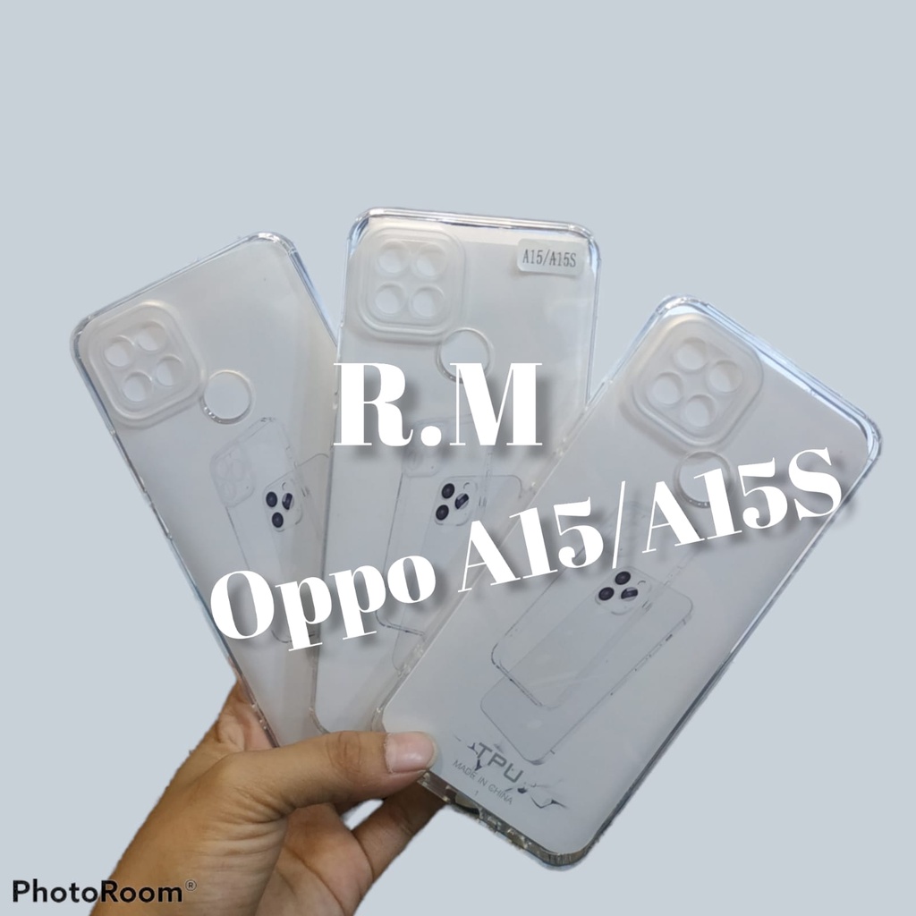 R.M88888&gt;Soft Case Silikon Bening Clear Premium Ultra Slim OPPO A15/OPPO A15S