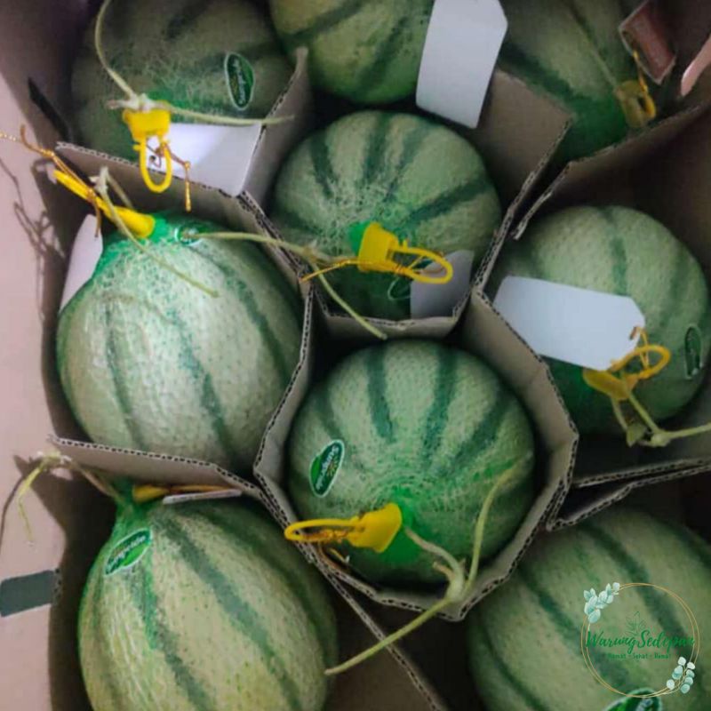 Melon Basket Melon Orange Jepang Manis Buah Segar Bekasi