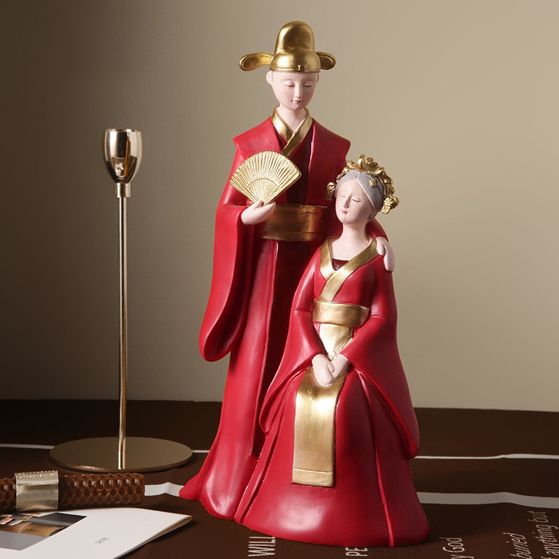 HOMEDEKOR#CHW Pajangan Patung Pengantin / Chinese Wedding Decorations / Pajangan Couple Wedding