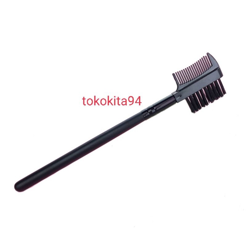 Sisir Dan Sikat Alis 2in1 Blackpink Satuan - Sisir Alis Dan Bulumata 1Pcs - Sikat Alis 14 Cm 2 Warna