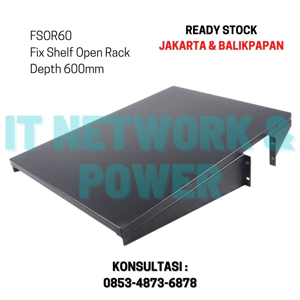 Jual INDORACK FIX SHELF FOR OPEN RACK DEPTH 600MM FSOR60 RACK SERVER