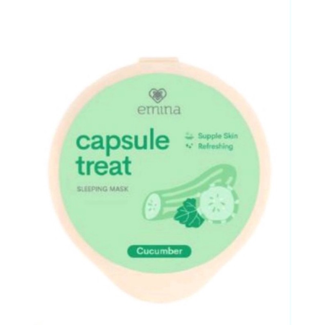 Emina Capsule Treat Sleeping Mask Cucumber 10ml