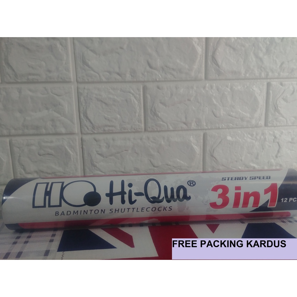 Kok Shuttlecock Hi-Qua Badminton Cock Bulutangkis HiQua 3in1 Original