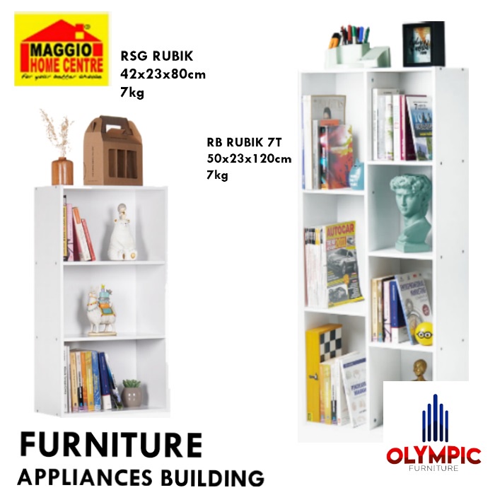 RAK BUKU - RAK PAJANGAN - RAK BUKU - KABINET - RUBICK RBXRSG - OLYMPIC