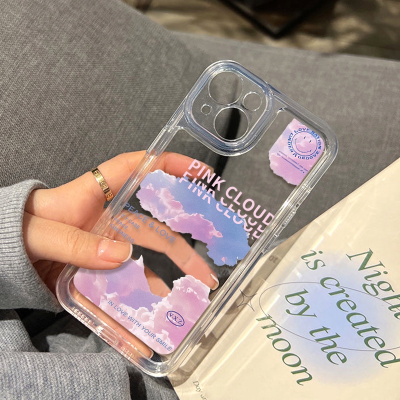 Case Bahan Akrilik TPU Transparan Tahan Banting Untuk iPhone 11 Pro Max 13 Pro 12 Pro XS Max XR X 8 Plus 7 Plus SE 2020 2022