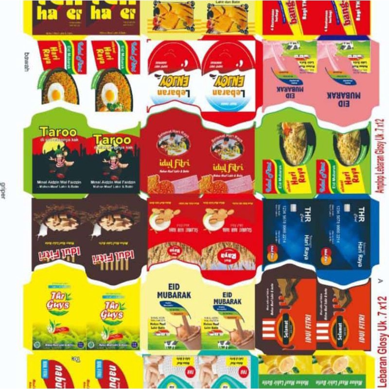 

Amplop Lebaran Motif Snack / Amplop Snack