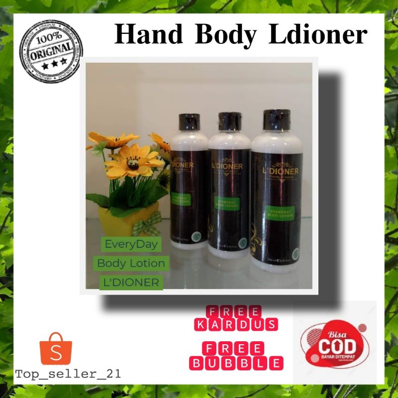 Hand Body Lotion Ldioner | Pemutih Badan BPOM | Whiteing Body Lotion