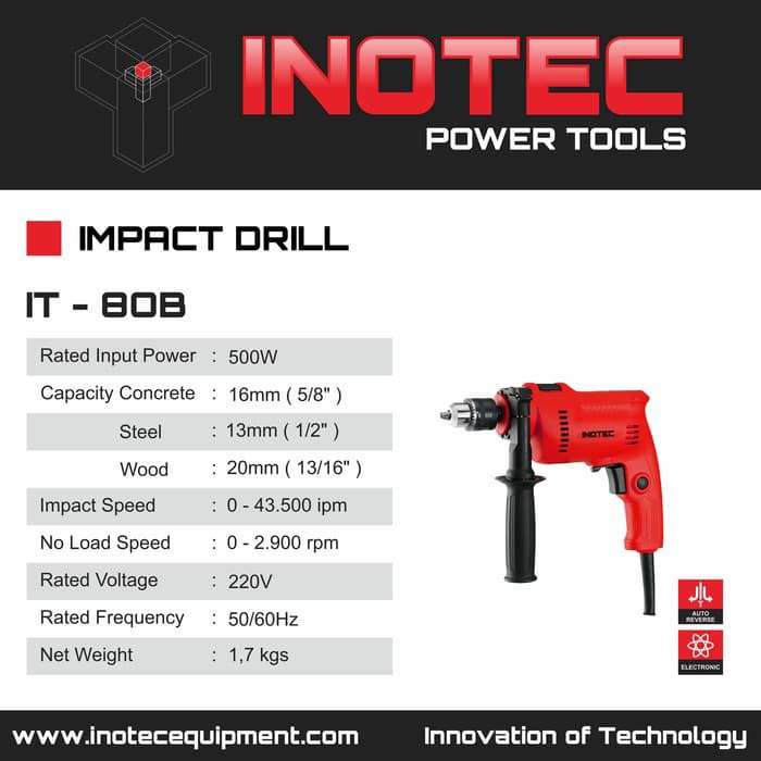 INOTEC IMPACT DRILL IT - 80B