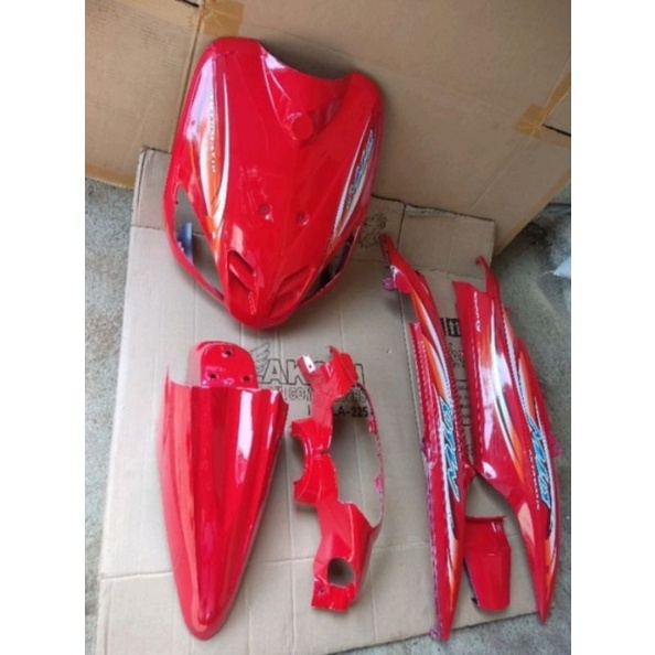 full bodi full halus Mio sporty-mio 2005-2008 merah cabe plus striping