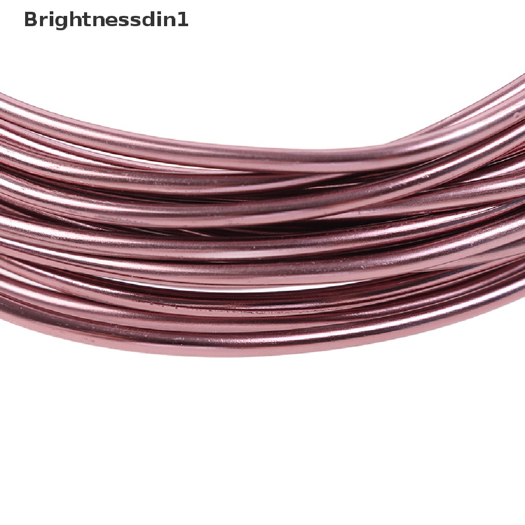 (Brightnessdin1) Kawat Bahan Aluminum Anodized Total 16.5ft Warna Coklat Untuk Latihan