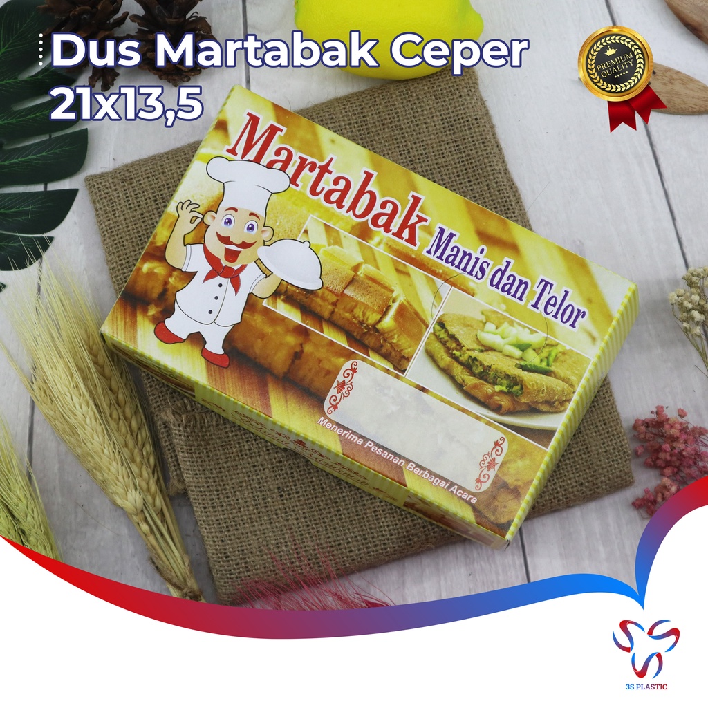 

DUS MARTABAK MANIS DAN TELOR CEPER TEBAL / DUS MAKANAN