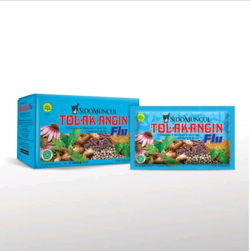 

Tolak angin flu 1box isi 5 sachet