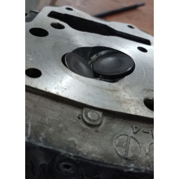 kop head karisma kirana supra x 125 klep 28-24 sudutan