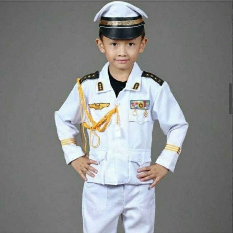 Baju TNI AL Perwira Anak