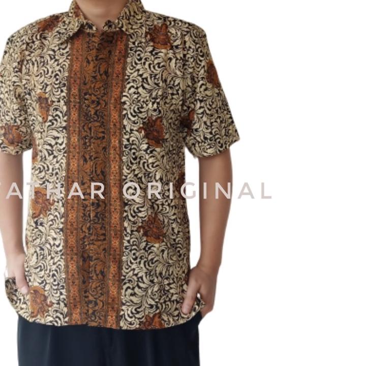 ♣ BAJU BATIK PRIA KEMEJA BATIK PRIA LENGAN PENDEK (TANAH ABANG) ❊