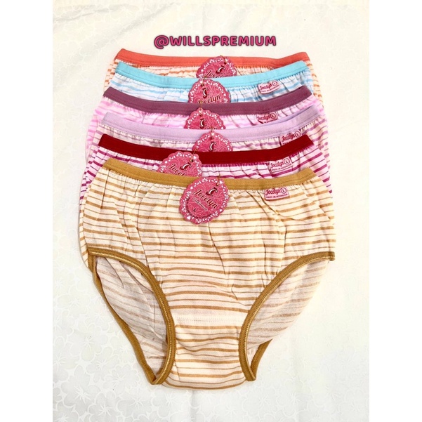 CELANA DALAM PEREMPUAN JOCELYN MOTIF GARIS GARIS / CELANA DALAM WANITA