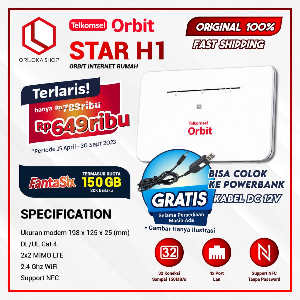 Modem Orbit Huawei STAR H1 B311 Router Free Paket 150GB - Garansi Resmi