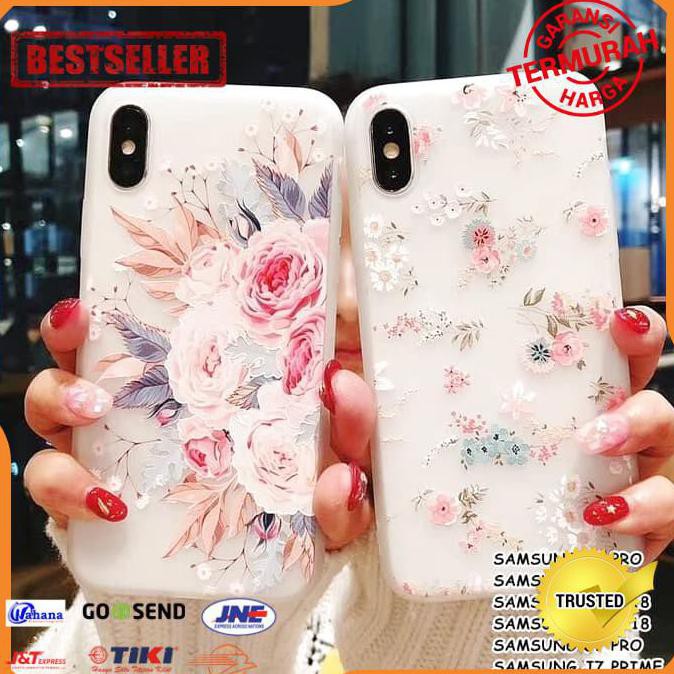 CASING HP SAMSUNG J2 PRO, J4, J6, J8 2018 , J7 PRO, J7 PRIME FLOWER ACC HP
