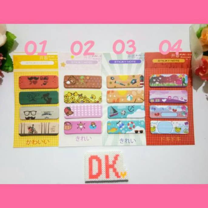 

BEST SELLER Post It KERTAS Stick Marker Pembatas Buku Unik TERJAMIN