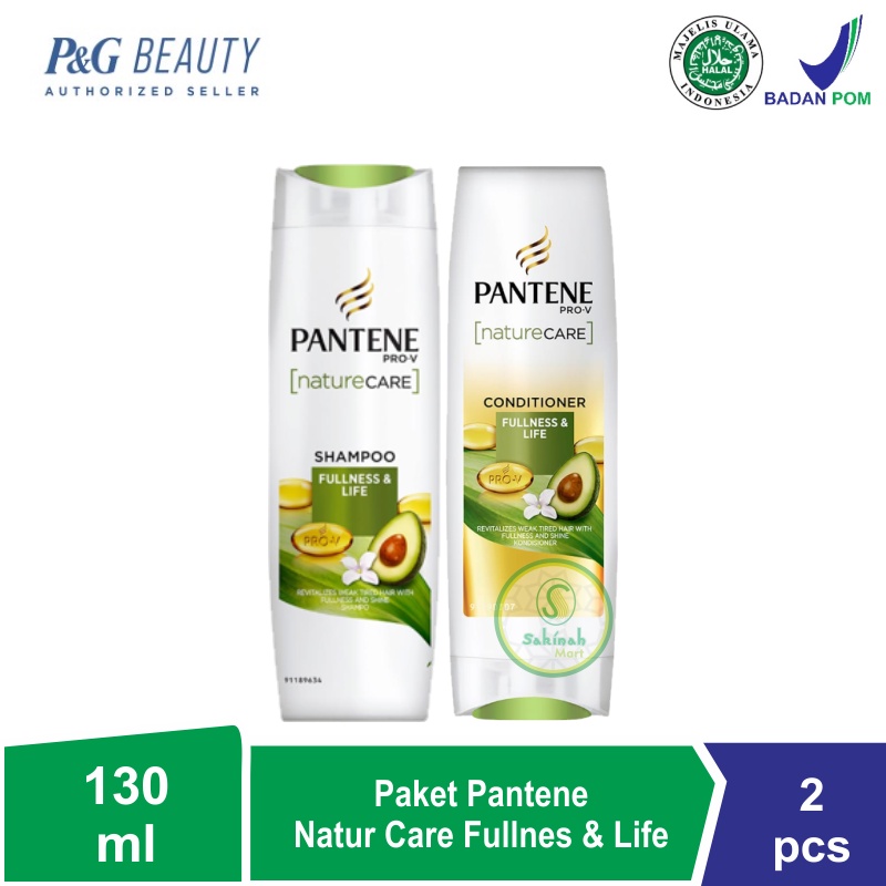 Paket Pantene Nature Care Fullnes &amp; Life 130ml