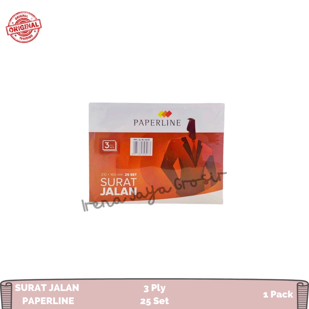 

PAPERLINE SURAT JALAN 3 RANGKAP 210x160 mm BESAR