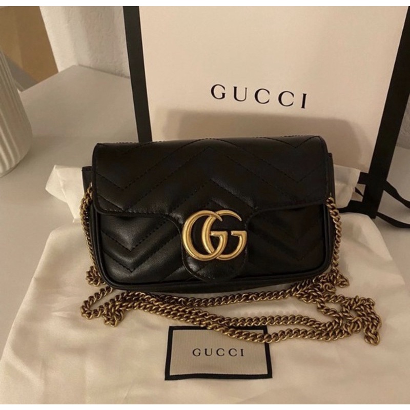 Gucci Marmont Metelasse Shoulder Bag Original Gucci Authentic