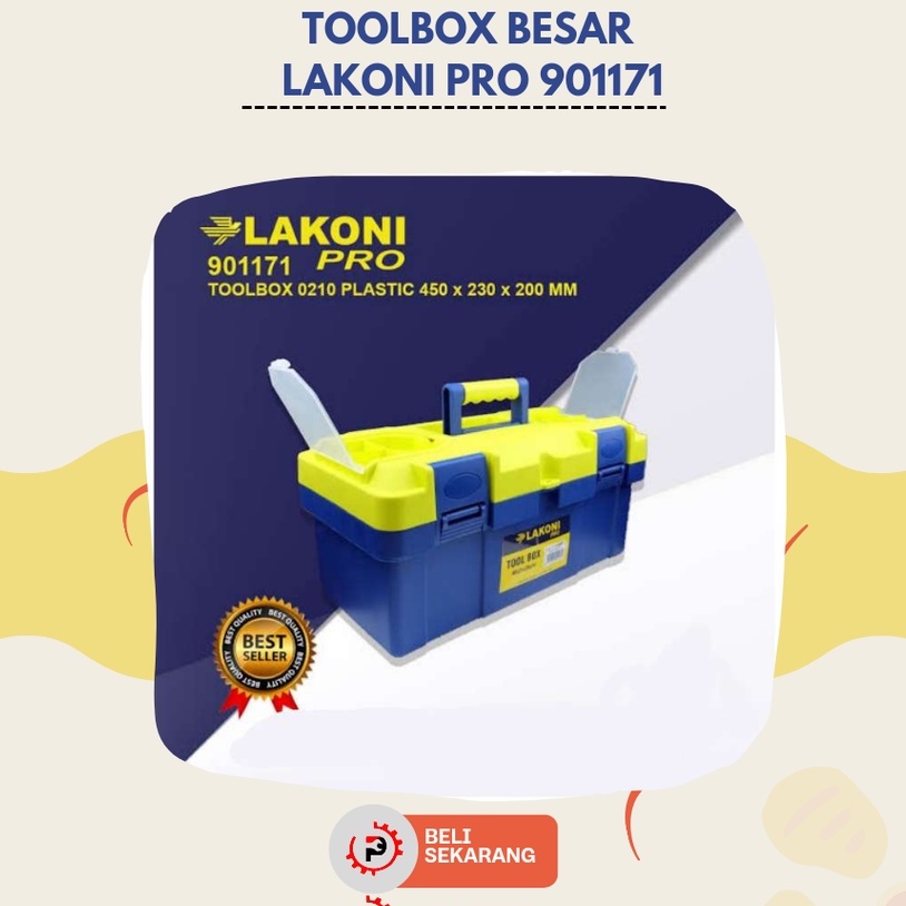 Tool Box Plastik Besar Lakoni Pro 901171
