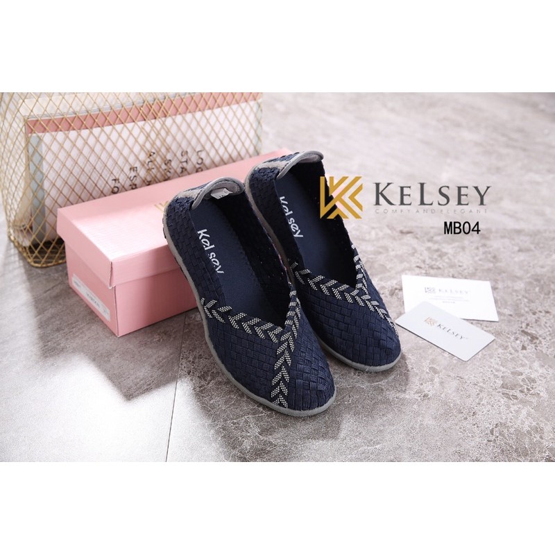 (GRATIS ALAS KAKI) NICOLE SEPATU RAJUT WANITA KELSEY MB04 SEPATU FLAT RAJUT Flats Shoes Rajut anyaman