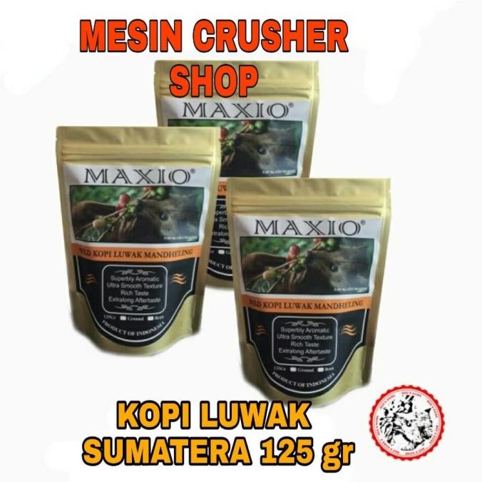 

Kopi Luwak Liar Sumatera Mandheling Arabica Per 125gram -Diskon Besar