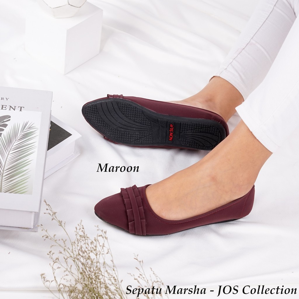 Flat Shoes Wanita - Sepatu Marsha by JOS Collection