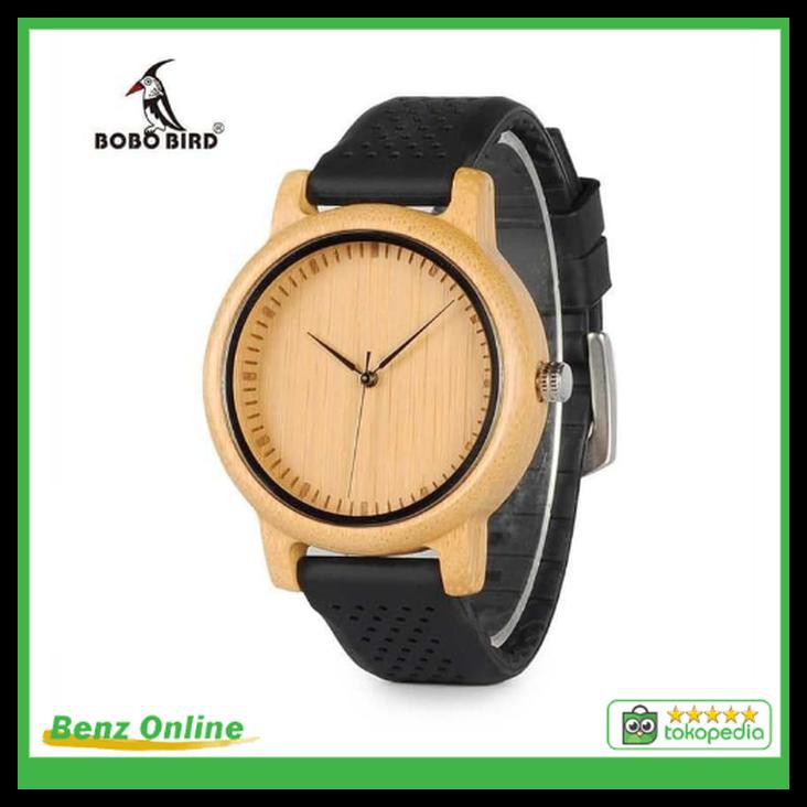 Jam Tangan Pria Kayu Bobo Bird Wb08 Jam Unik Wooden Watch