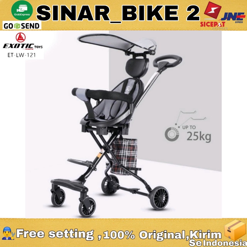 Magic Stroller Exotic ET-LW-121 &amp; LW-121-2  Kanopi Baby Stroller Children Stroller Wheel 4 / Baby Stroller
