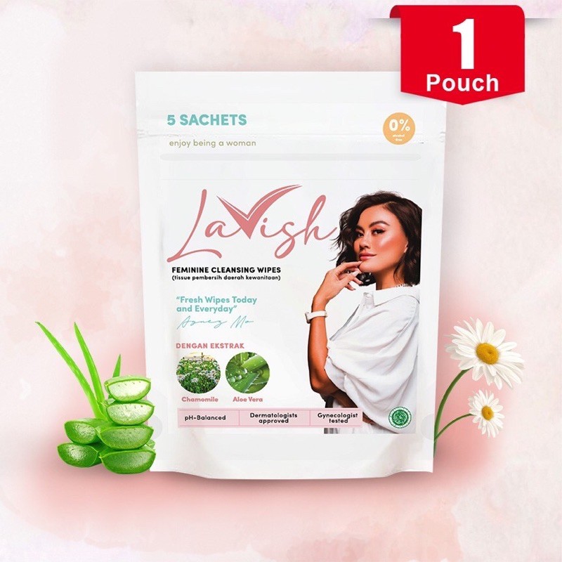 [BISA COD] Lavish Wipes - Feminine Cleansing Wipes