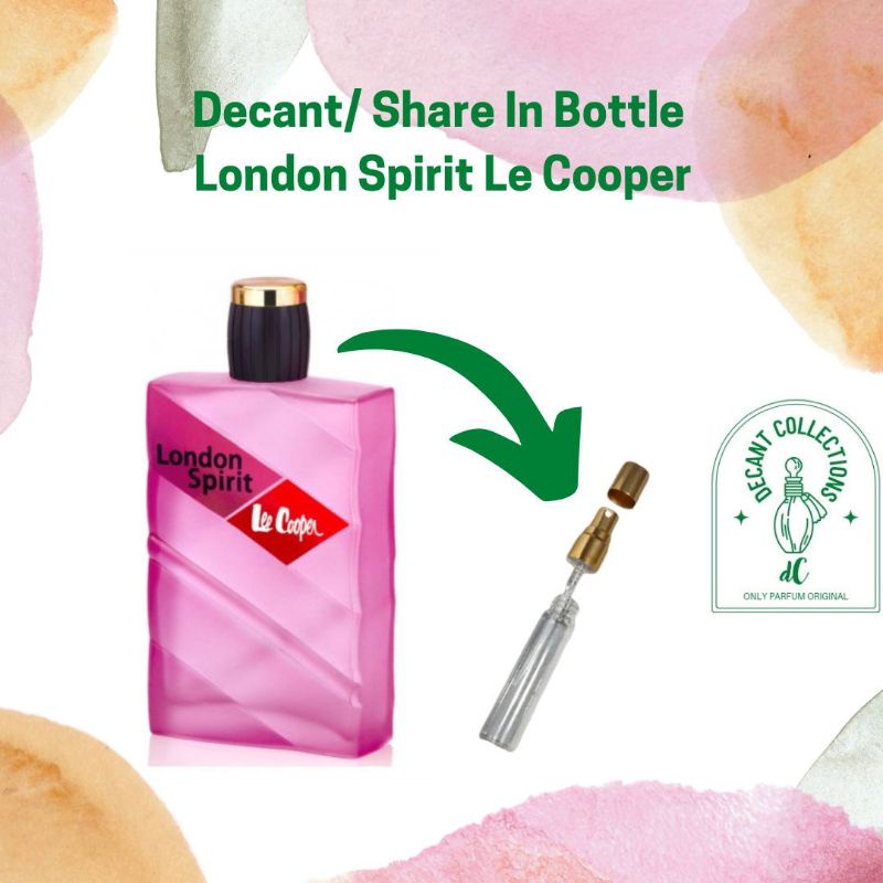 Decant/ Share In Bottle London Spirit Le Cooper EDT