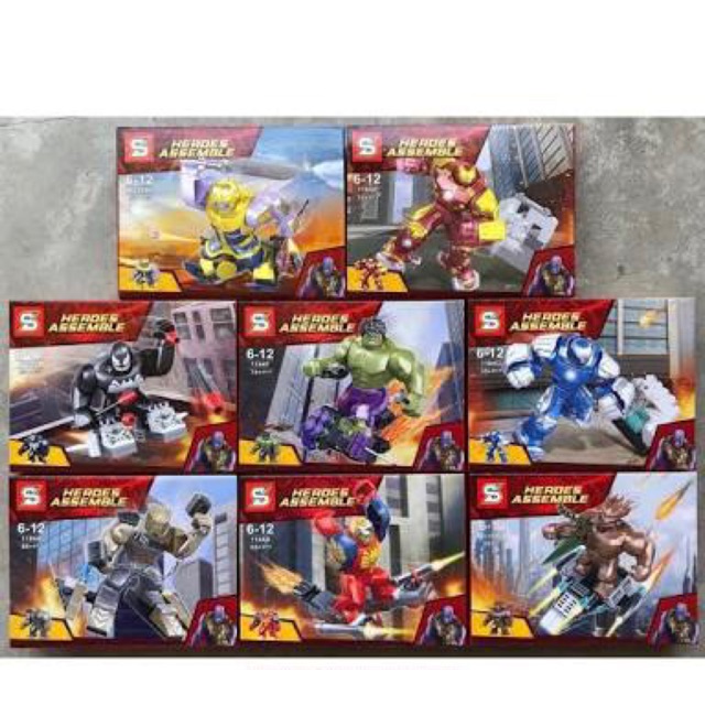 SY 1184 Big Figures Marvel Avengers set isi 8