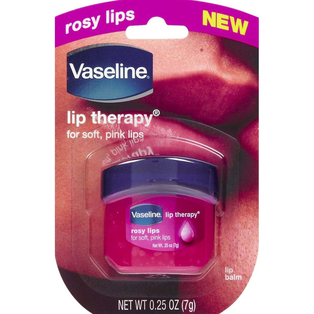 PELEMBAB BIBIR VASELINE THERAPY ROSY LIPS 7G ( HARGA DISTRIBUTOR )