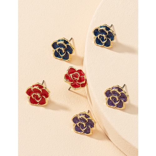 LRC Anting Tusuk Fashion Flower Earrings V5133X