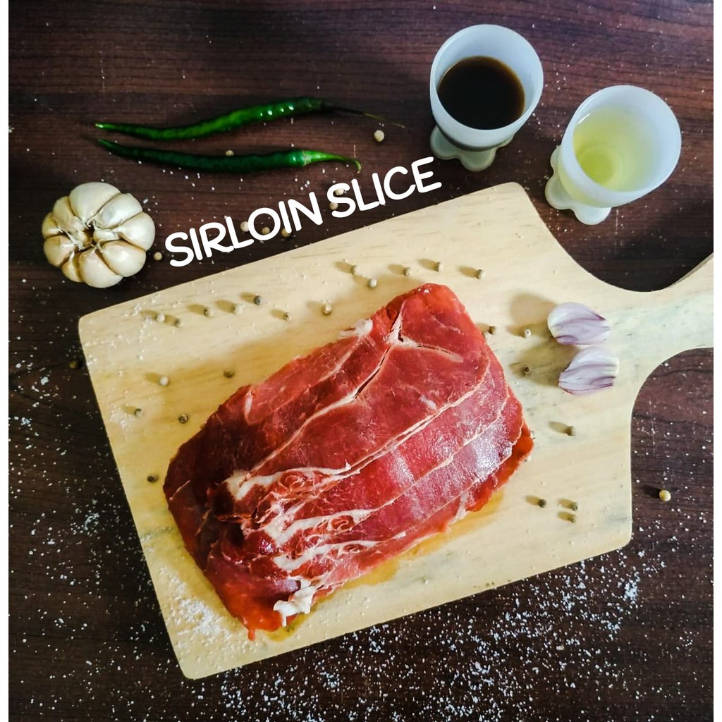 

FROZEN FOOD SIRLOIN SLICE 250 GRAM DAGING SAPI IMPORT PREMIUM - DISASS JOGJA